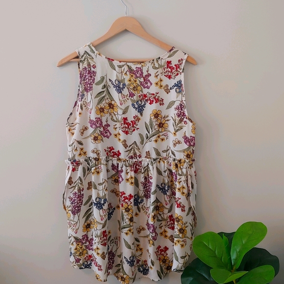 Spense Floral Tank Top - M - Picture 2 of 4
